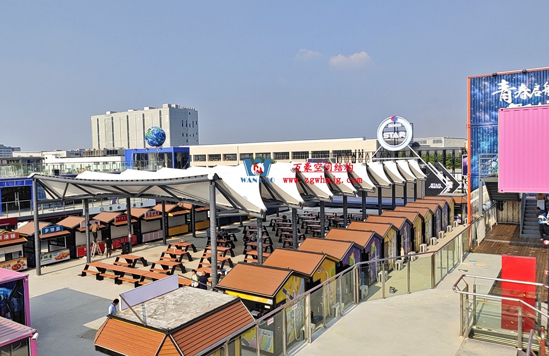 膜結(jié)構(gòu)遮陽雨棚受歡迎的主要原因是什么？