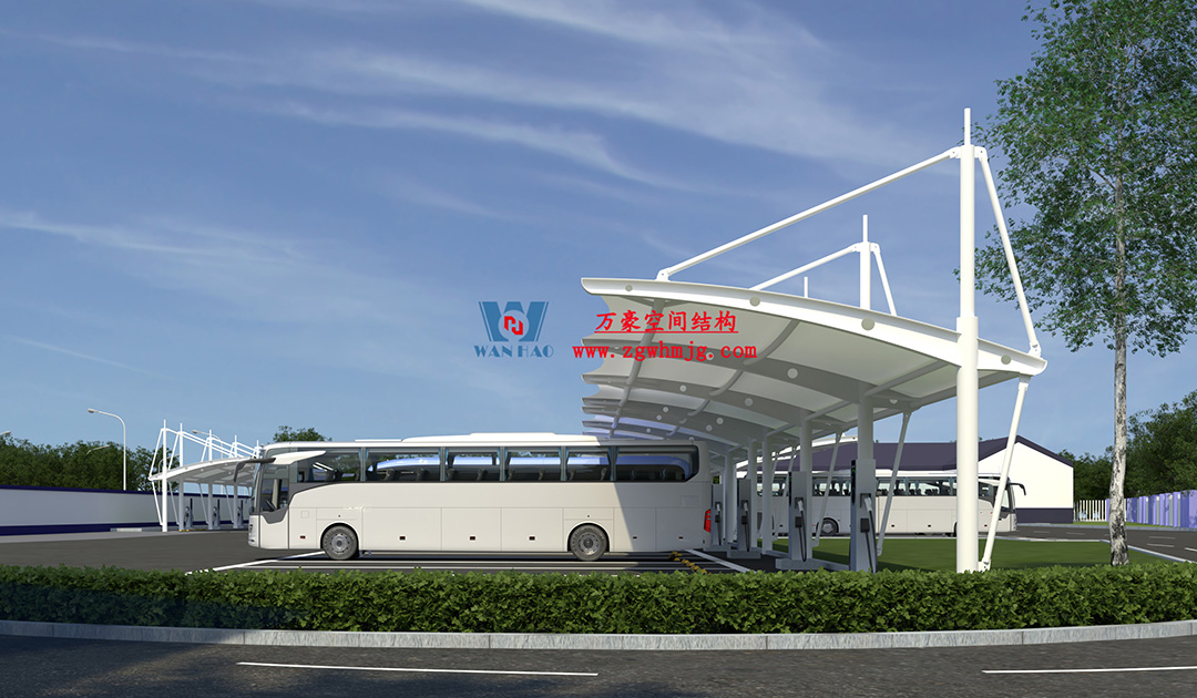 隨處可見(jiàn)的遮陽(yáng)擋雨守護(hù)衛(wèi)士-膜結(jié)構(gòu)車(chē)棚