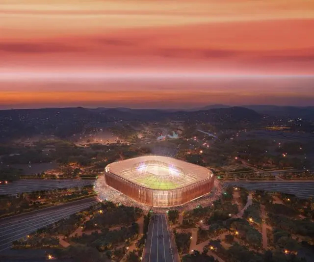 沙特公布2034年世界杯的15個(gè)場(chǎng)館設(shè)計(jì)，預(yù)計(jì)耗資數(shù)千億美元