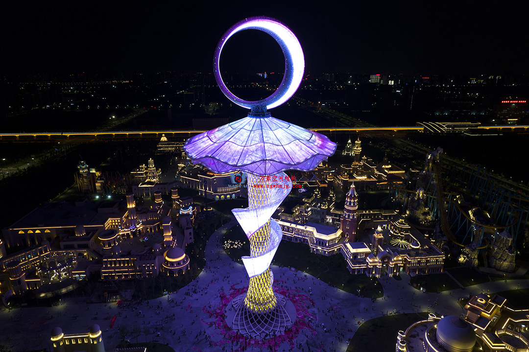 ETFE膜結(jié)構(gòu)地標(biāo)塔—以愛之名，點(diǎn)亮絲路歡樂世界