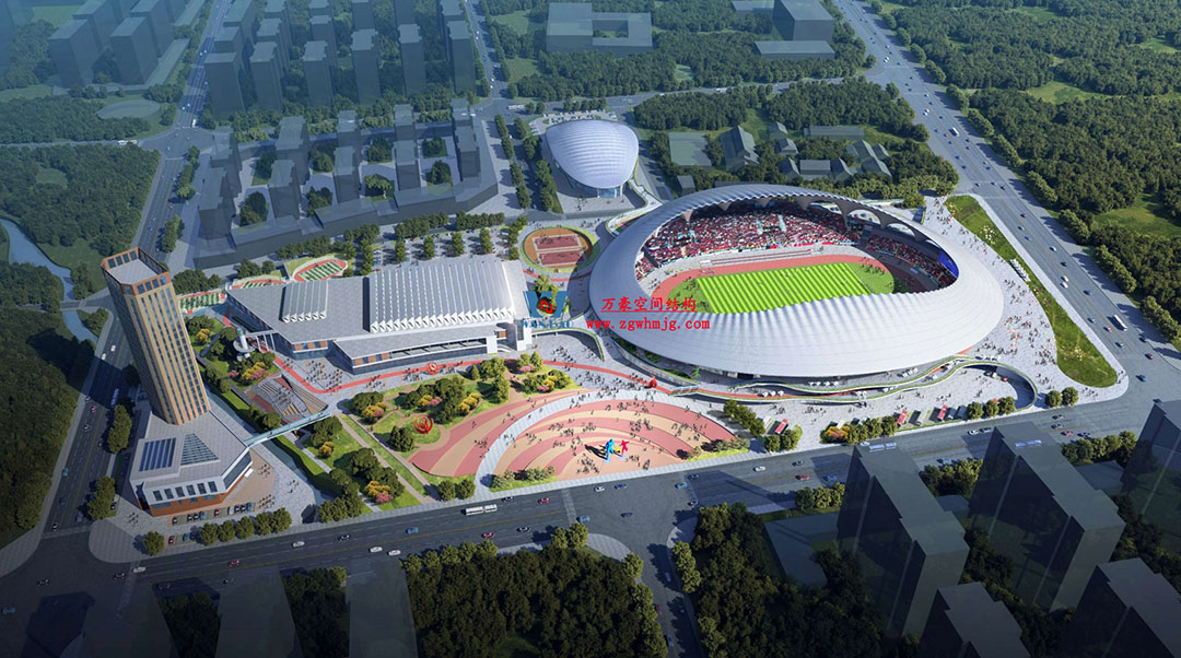 萬豪中標(biāo)-山東蓬萊PEFE膜結(jié)構(gòu)體育場(chǎng) 萬豪中標(biāo)-山東蓬萊PEFE膜結(jié)構(gòu)體育場(chǎng)