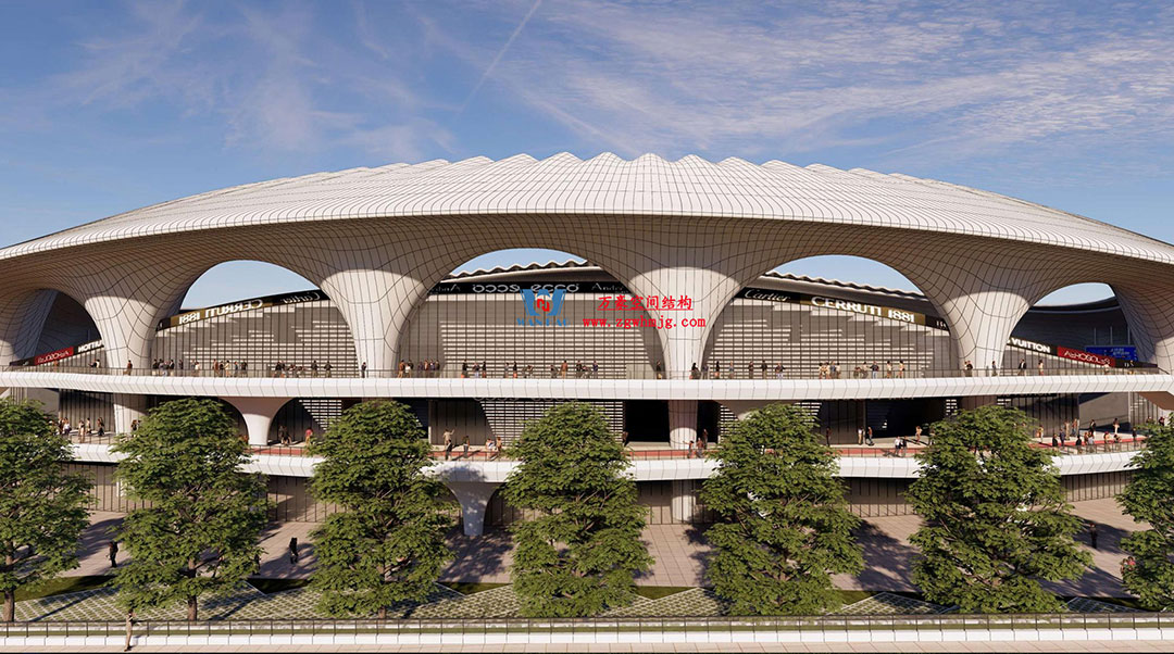 萬豪中標(biāo)-山東蓬萊PEFE膜結(jié)構(gòu)體育場(chǎng) 萬豪中標(biāo)-山東蓬萊PEFE膜結(jié)構(gòu)體育場(chǎng)