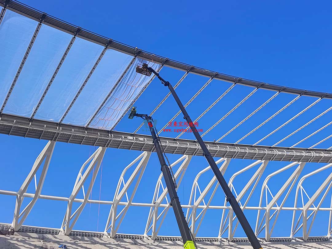 太湖之畔，華燈初上|無錫奧體中心施工加速