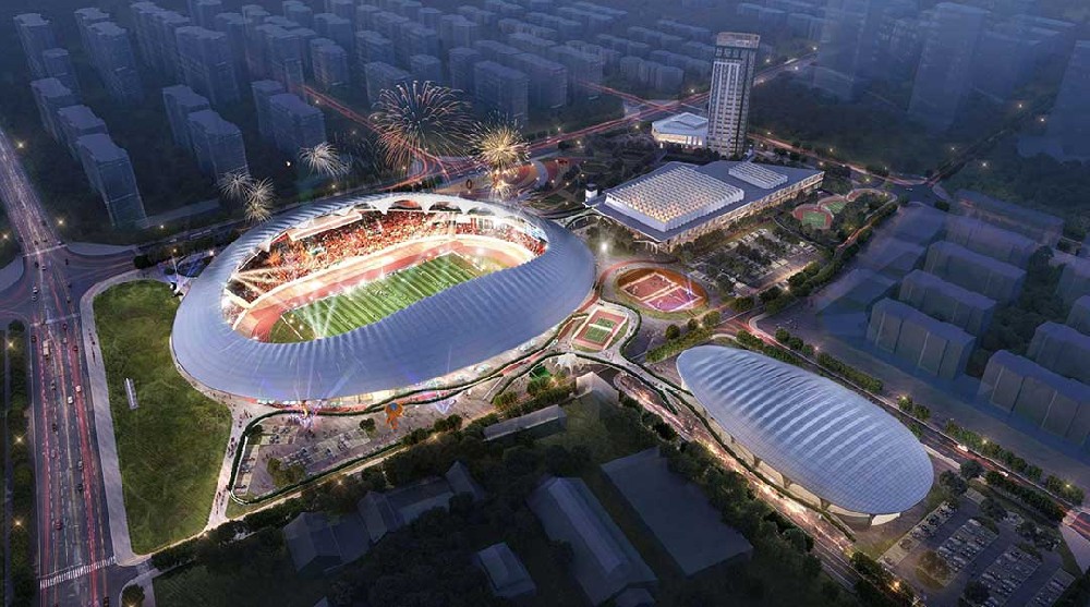 重磅進(jìn)展！蓬萊體育場(chǎng)邁入膜結(jié)構(gòu)安裝關(guān)鍵期